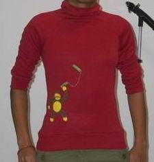 Monkey Shirt by Amie Scott