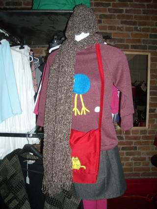 Mannequin with Amie Scott designs