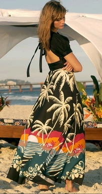 Chocolate Basso Dress front