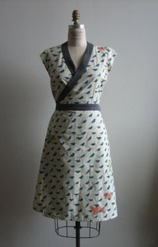 Wrap dress by Passenger Pigeon