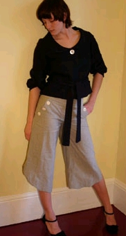 Scallop Hem Pants