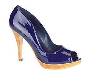 Blue Patent Shoes