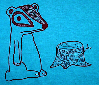 Critter tshirt print